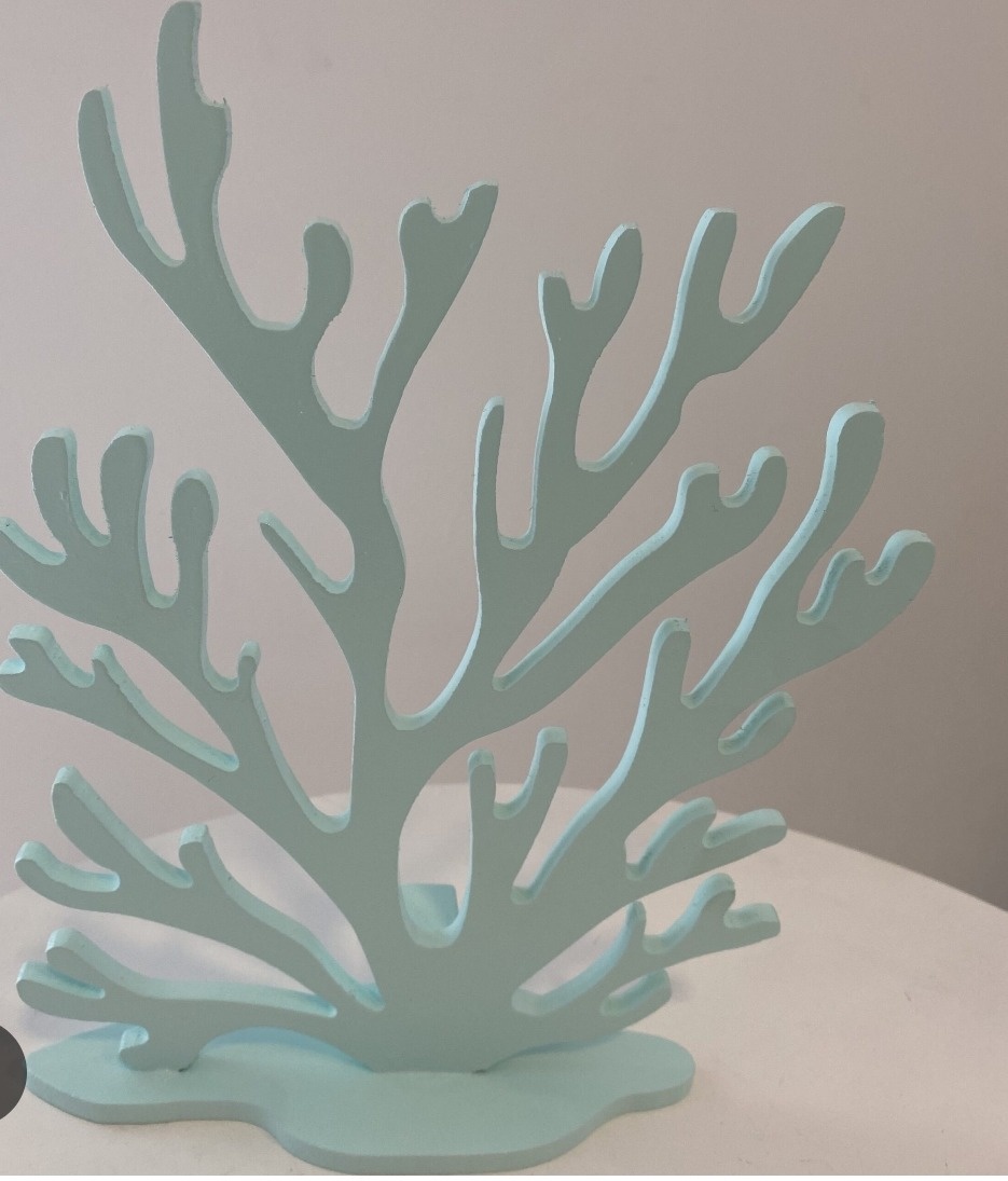 Display Alga de Chão Verde Agua 45 Cm - Mariah locação