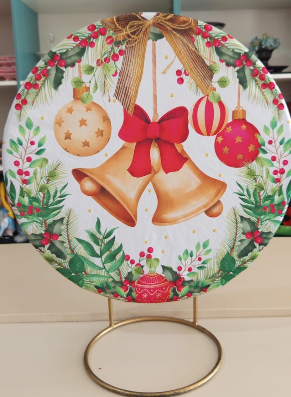 Estrutura E Tecido 50X50 Sinos Natal - Mariah locação