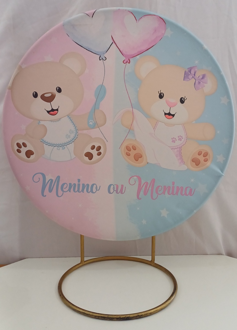 Tecido Chá Revelacao Menino Ou Menina 50X50          - Mariah locação
