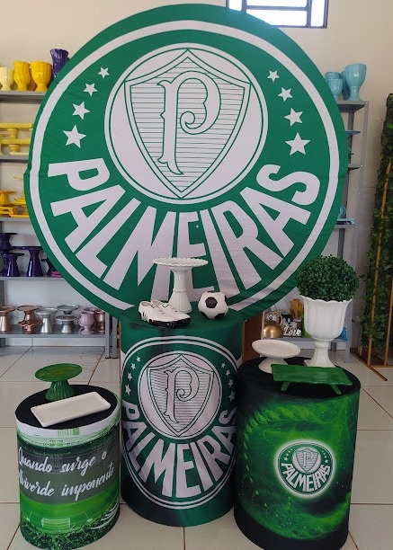 Kit Palmeiras Trio de Cilindros  - Mariah locação