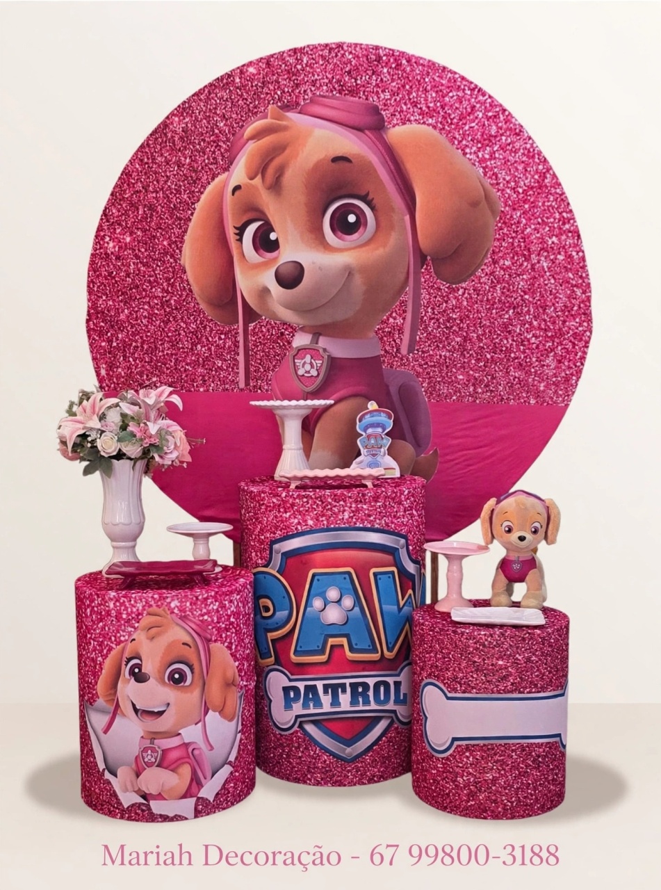 Kit Patrulha Canina Skye - Mariah locação