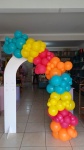 Arco de Baloes Descontruido Simples Cores Não Cromadas  - imagem 3
