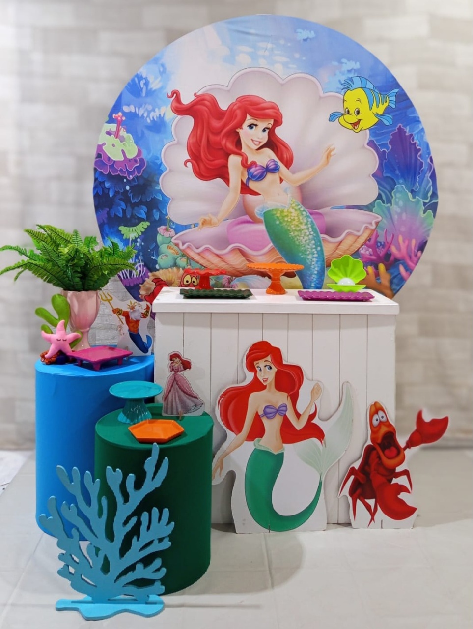 Kit  Ariel/Sereia (1) - Mariah locação