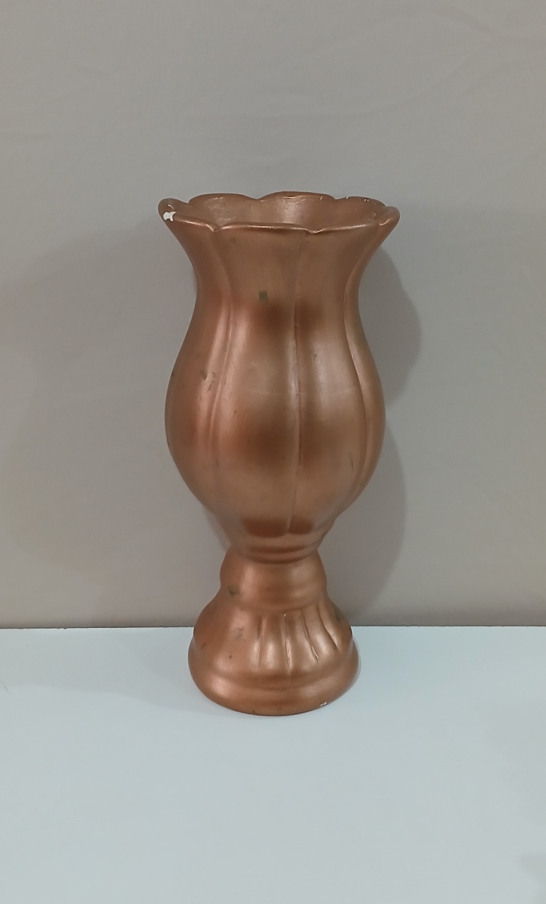 Vaso Tulipa Bronze - Mariah locação