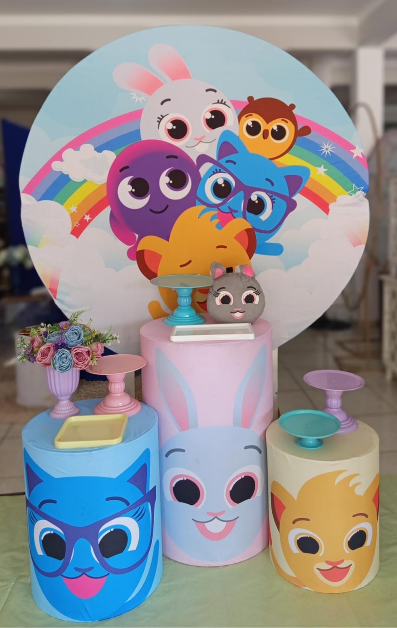 Kit Econômico Bolo Fofos Menina - Mariah locação