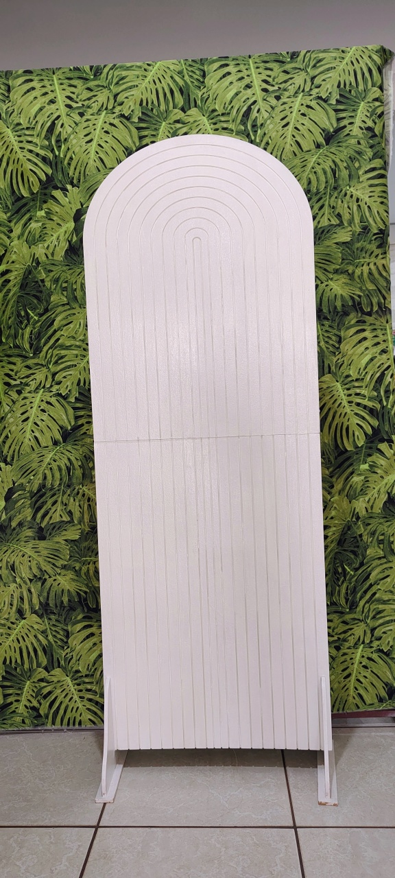 Painel Romano Frisado 1.60 Branco - Mariah locação