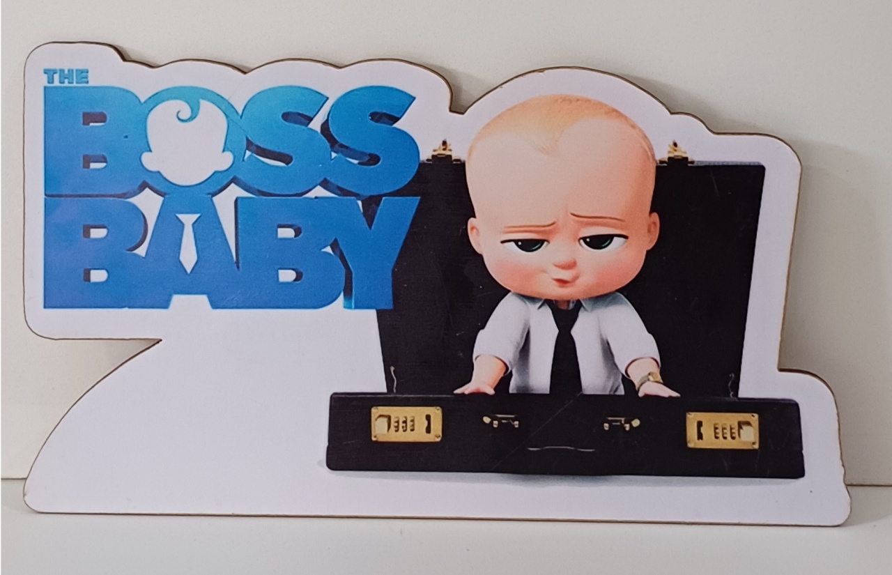 Display de Mesa Simples Poderoso Chefinho 8 - Mariah locação