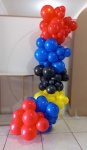 Arco de Baloes Descontruido Simples Cores Não Cromadas  - imagem 6