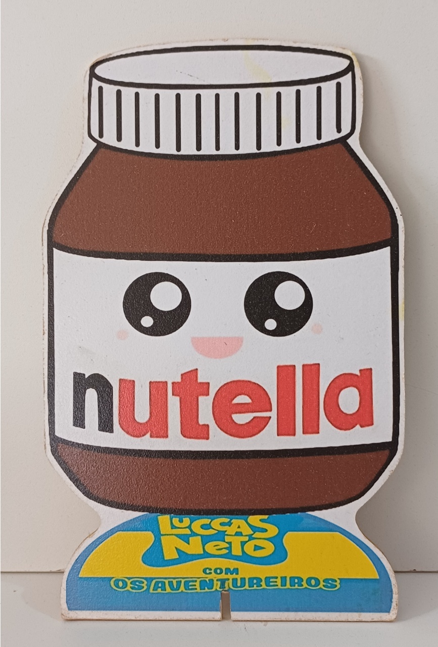Display de Mesa Nutella Luccas Neto - Mariah locação