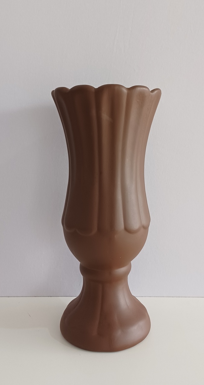 Vaso Tulipa Marrom - Mariah locação
