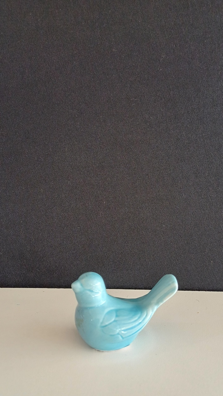 Passarinho Decorativo Azul  - Mariah locação