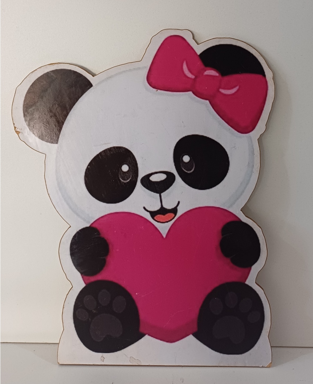 Display de Mesa Ursinha Panda Rosa 4 - Mariah locação