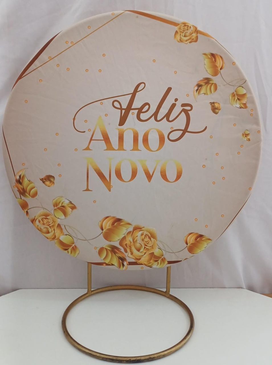 Estrutura E Tecido 50X50 Ano Novo Floral - Mariah locação