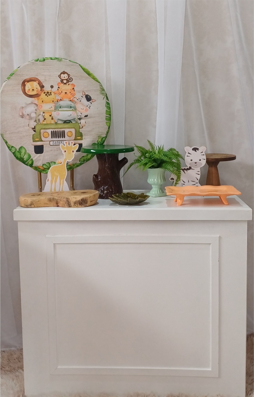 Kit de Mesa Safari - Mariah locação