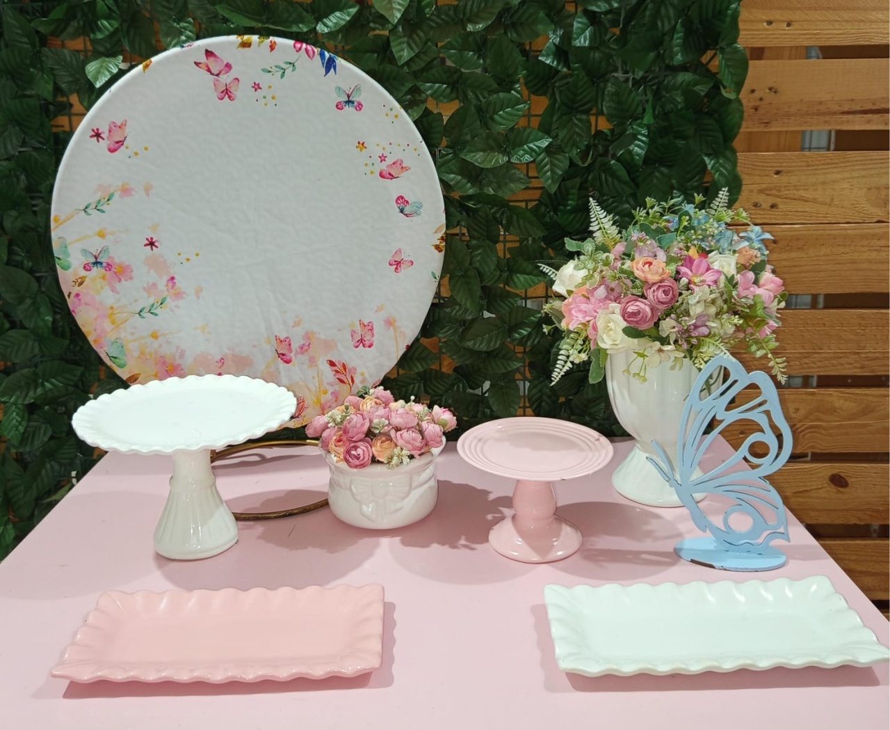 Kit Mini Painel de Mesa Borboletas - Mariah locação