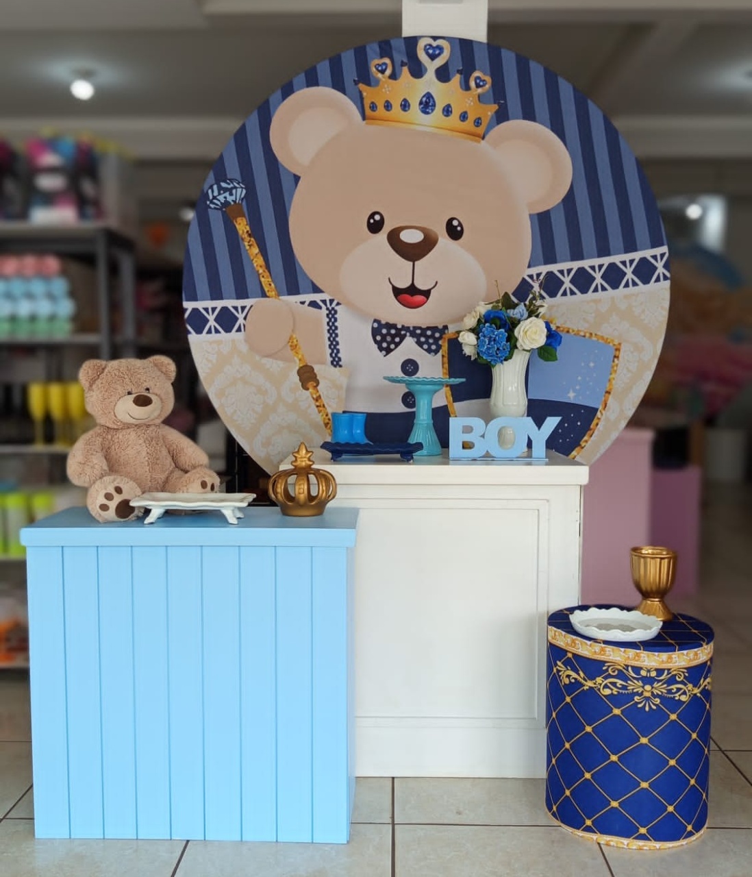 Kit Cha de Bebe Ursinho Principe  (Cópia) - Mariah locação