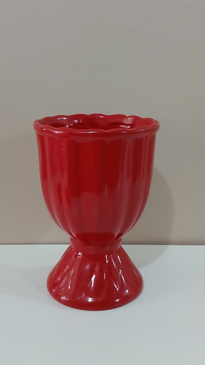 Vaso Vermelho M - Mariah locação