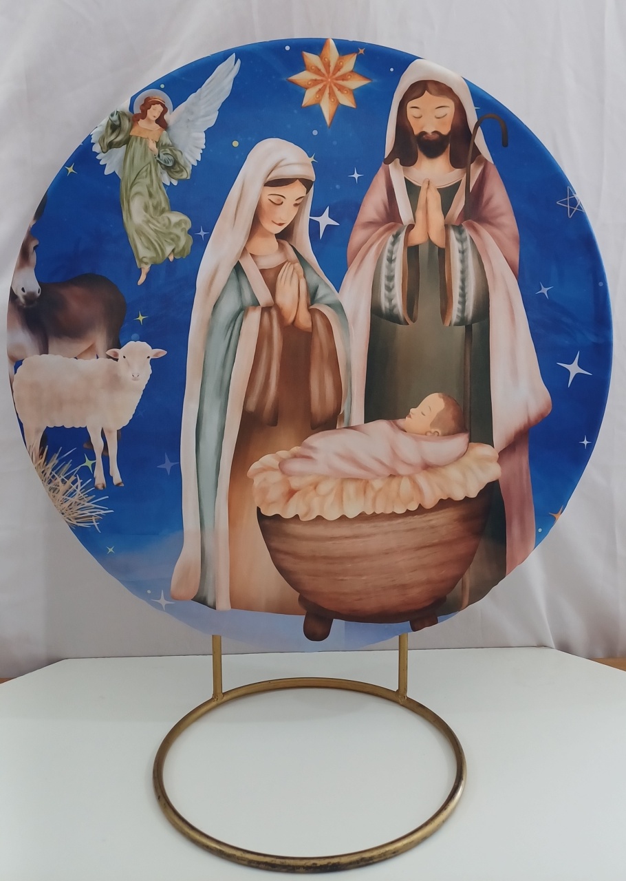Tecido Nascimento de Jeus 50X50             - Mariah locação