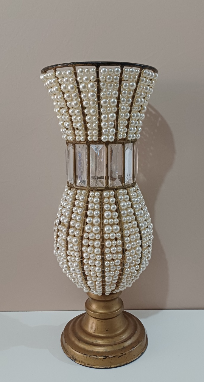 Vaso Pérolas G - Mariah locação