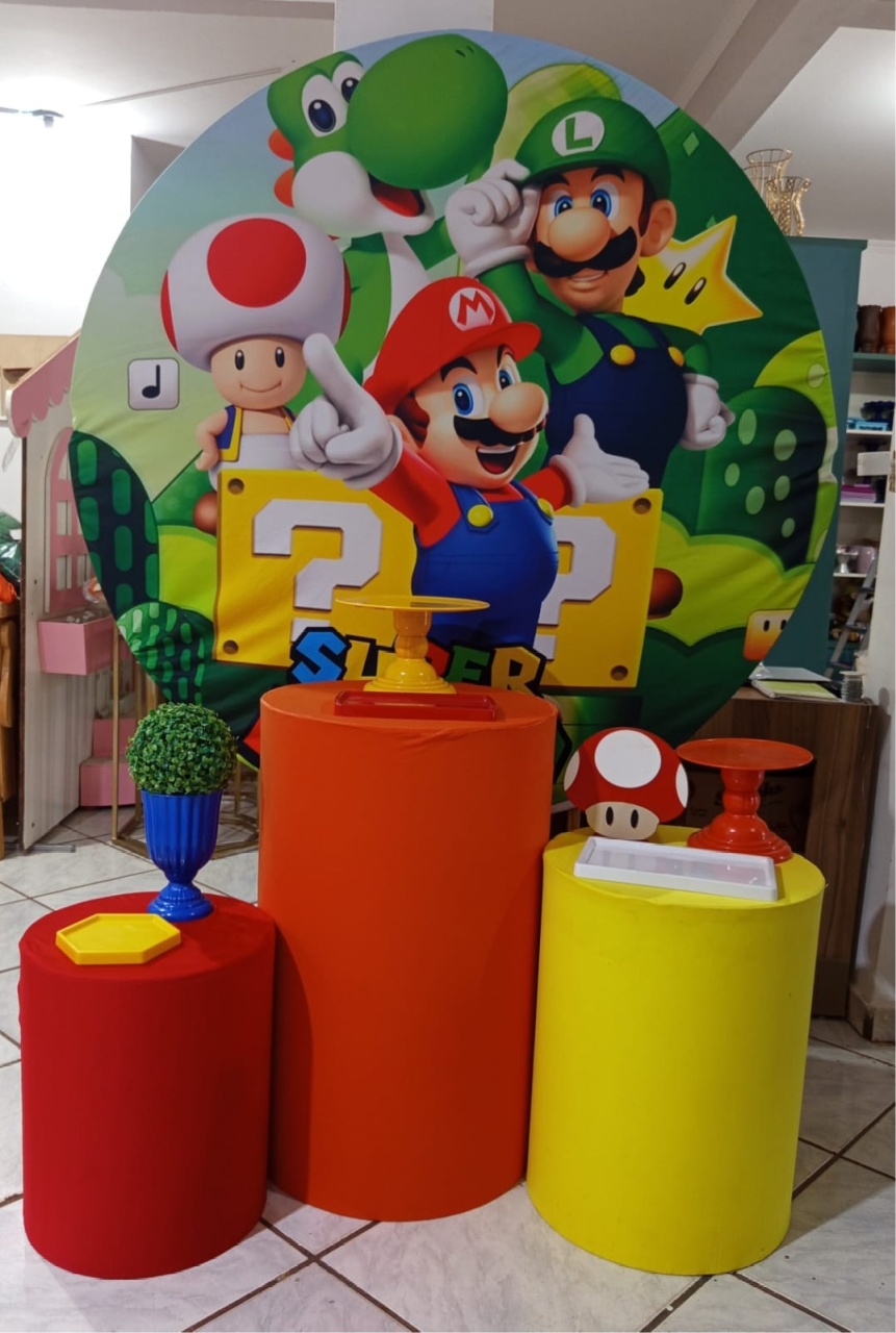 Kit Econômico Super Mario  - Mariah locação