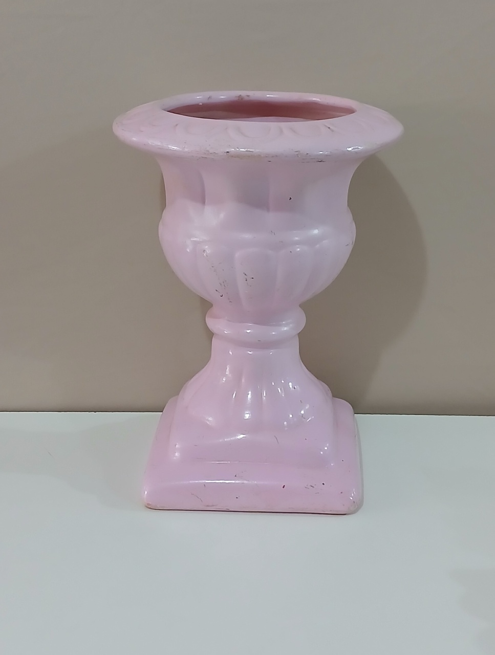 Vaso Grego Rosa Médio  - Mariah locação
