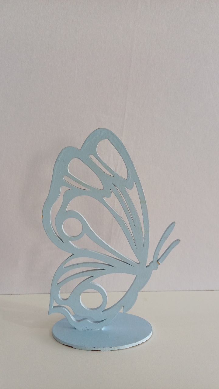 Display de Mesa Borboleta Azul - Mariah locação