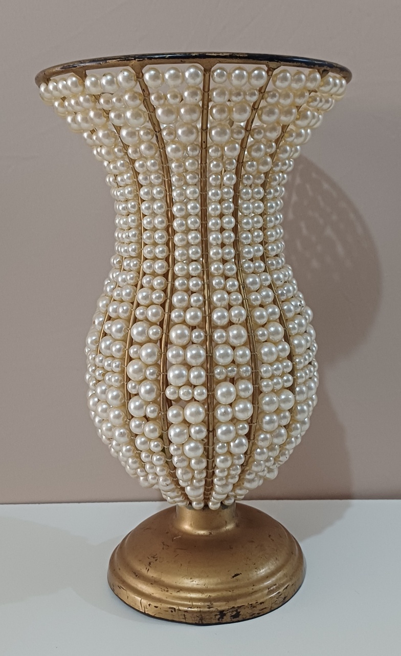 Vaso Pérolas M - Mariah locação