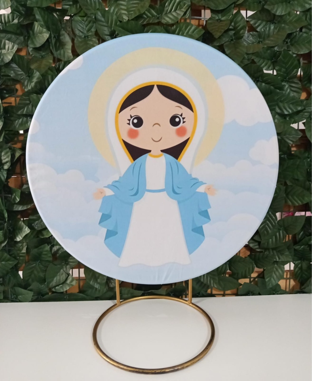 Tecido Painel Nossa Senhora 50×50  - Mariah locação
