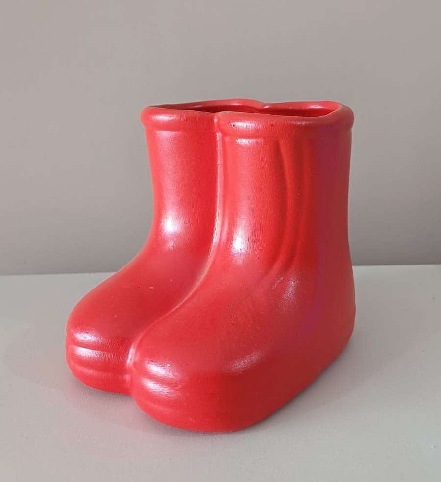 Botinha Vermelha Ceramica - Mariah locação