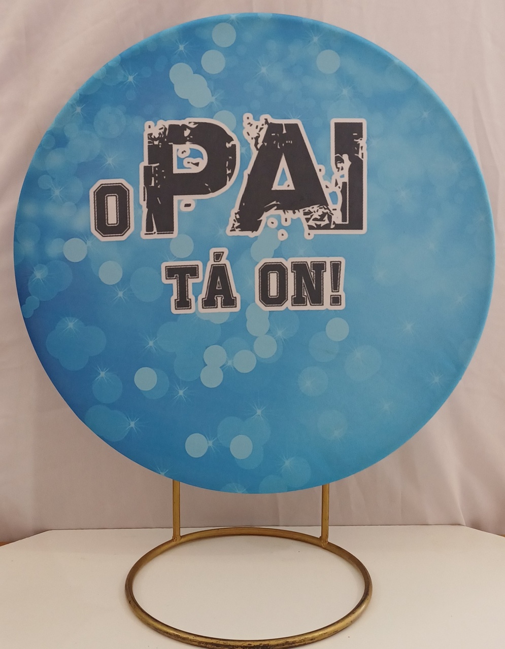 Tecido O Pai Ta On 50X50  - Mariah locação