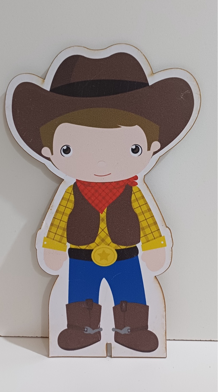 Display de Mesa Cowboy - Mariah locação