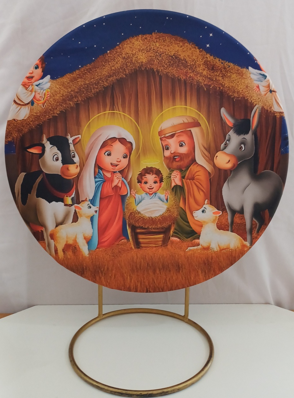 Tecido Presepio de Natal 50X50             - Mariah locação