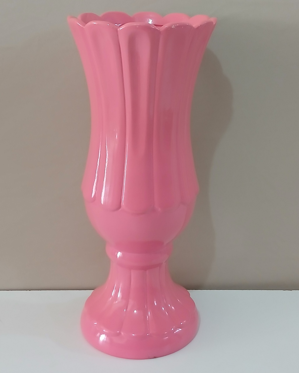Vaso Tulipa Rosa - Mariah locação