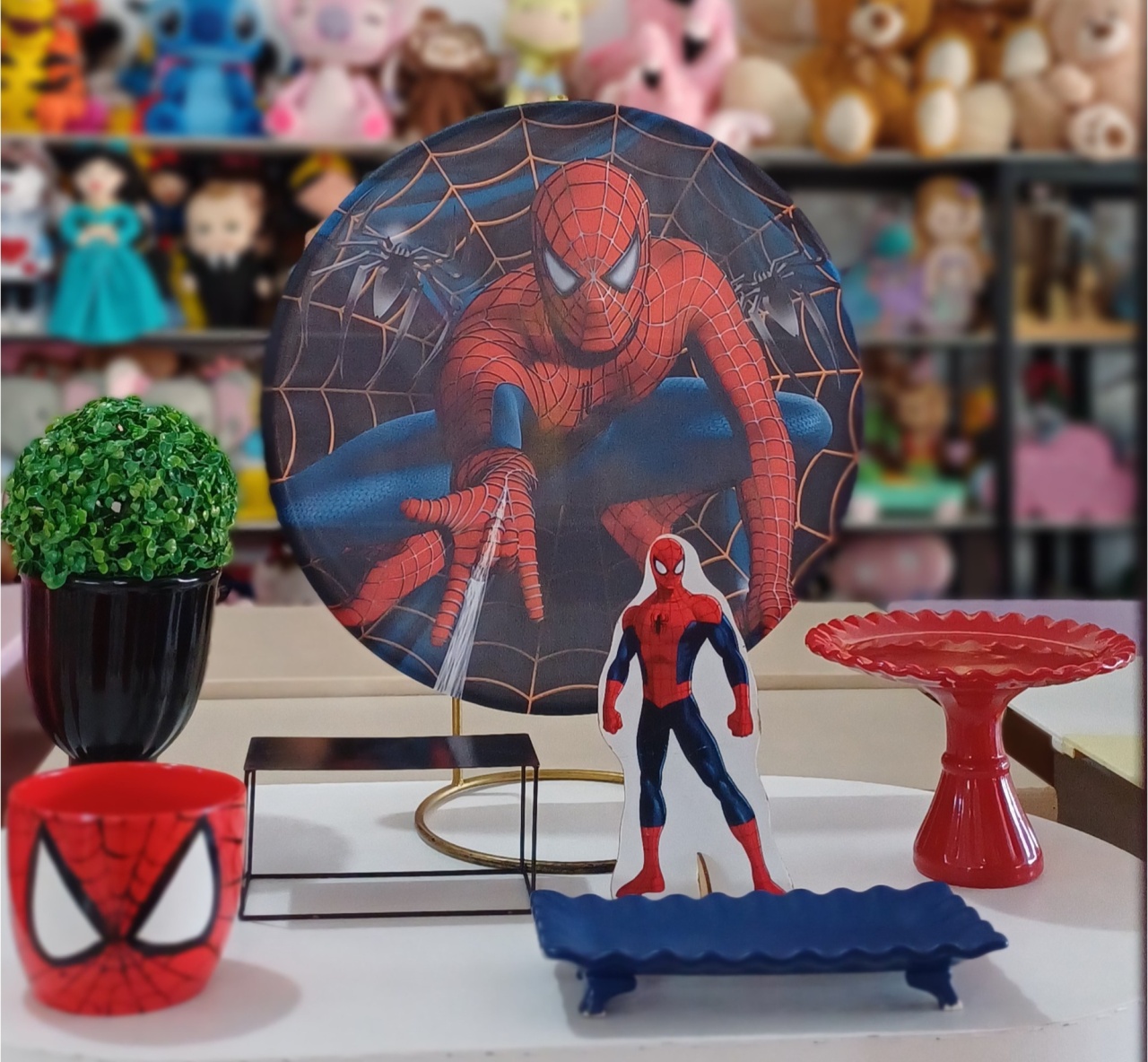 Kit de Mesa Homen Aranha - Mariah locação