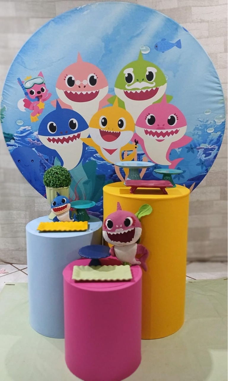 Kit Baby Shark Trio de Cilindros  - Mariah locação