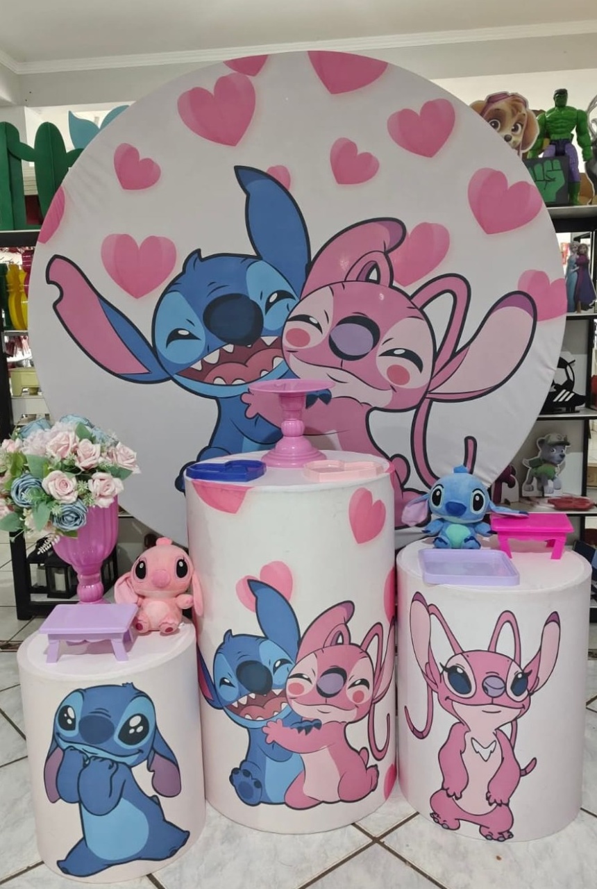 Kit Econômico Stitch E Angel - Mariah locação