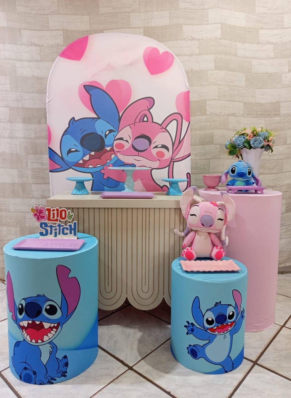 Kit Stitch Romano Cilindro E Mesa - Mariah locação