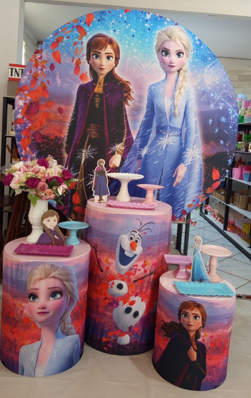 Kit Frozen Trio de Cilindros 3 - Mariah locação