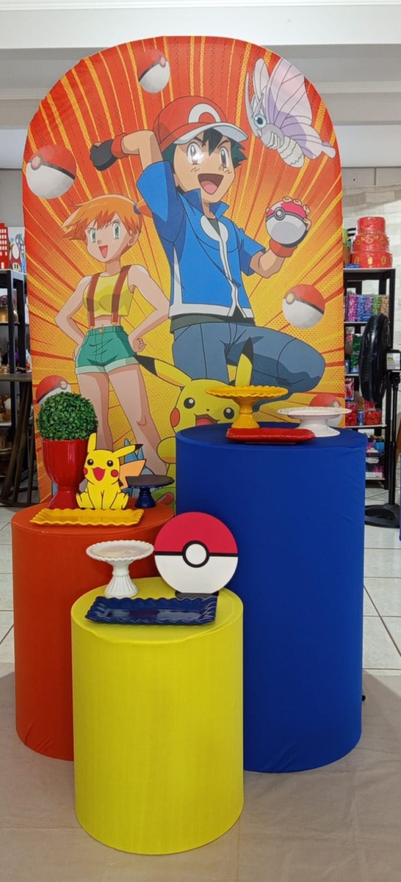 Kit Pokemon Romano Temático  - Mariah locação