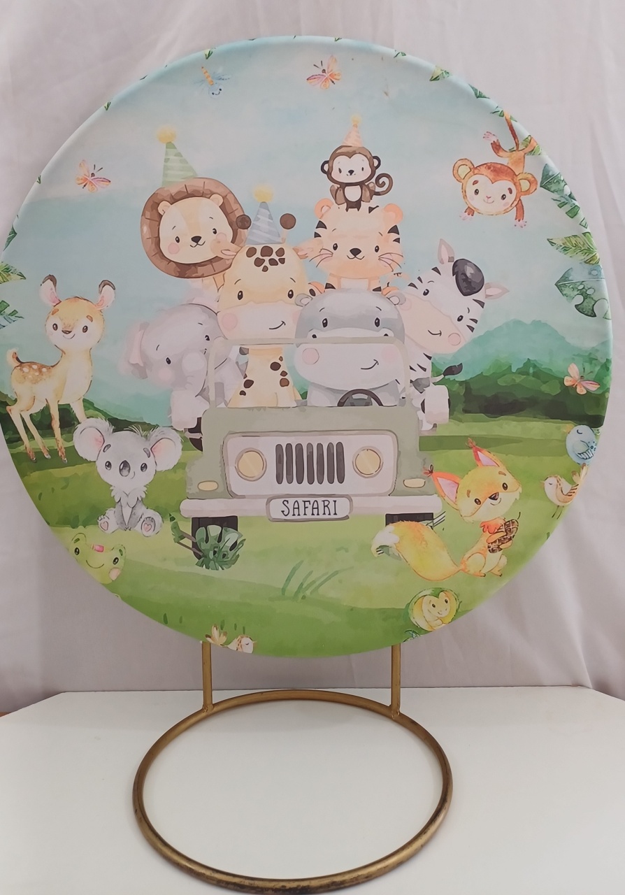 Tecido Safari Menino 2 50X50            - Mariah locação