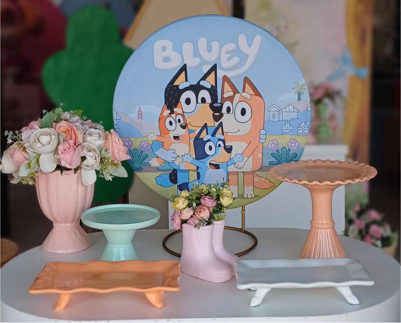Kit de Mesa Bluey - Mariah locação