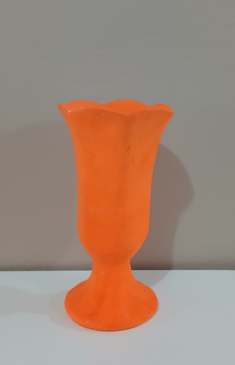 Vaso Laranja Néon M - Mariah locação