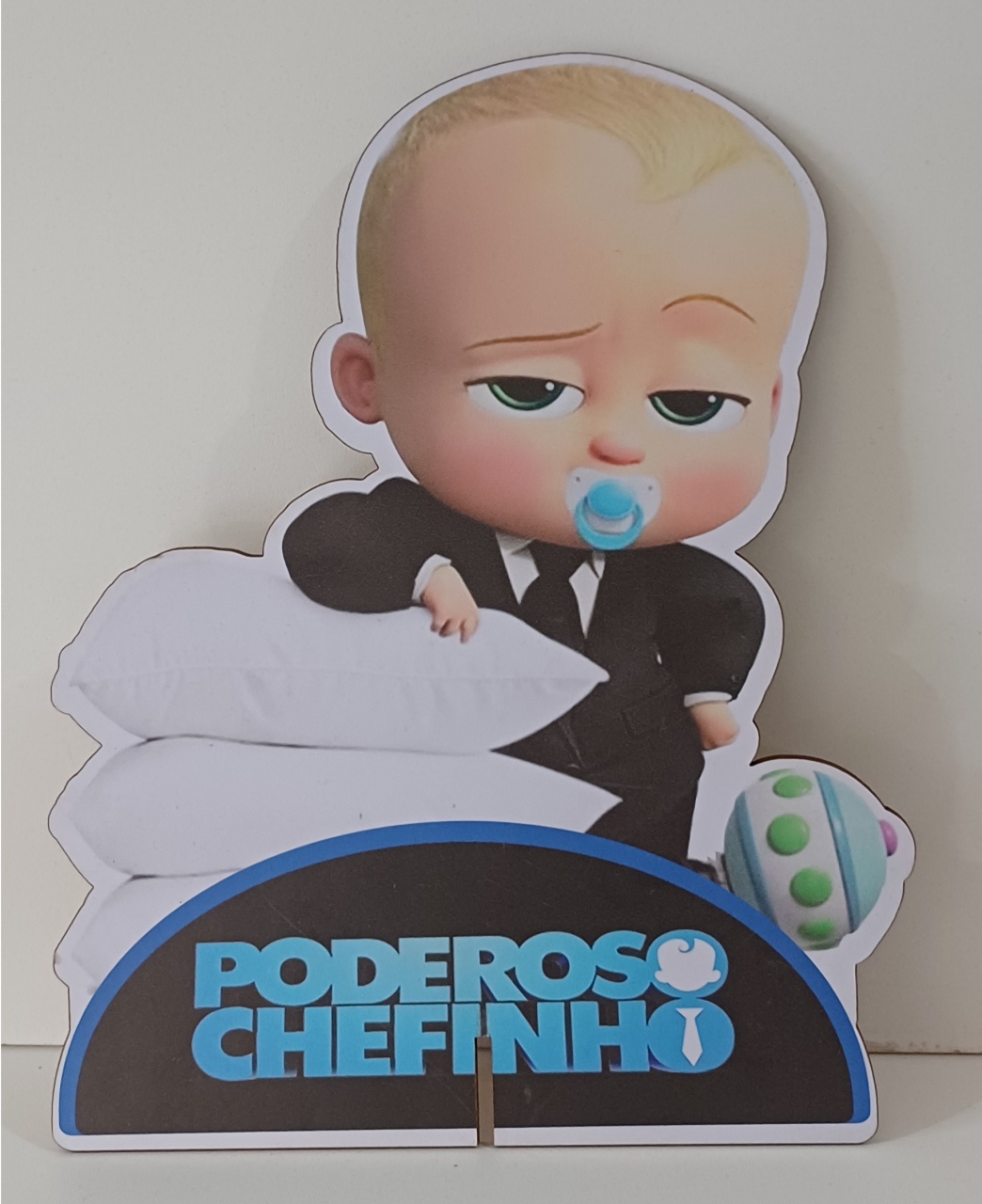 Display de Mesa Simples Poderoso Chefinho 10 - Mariah locação