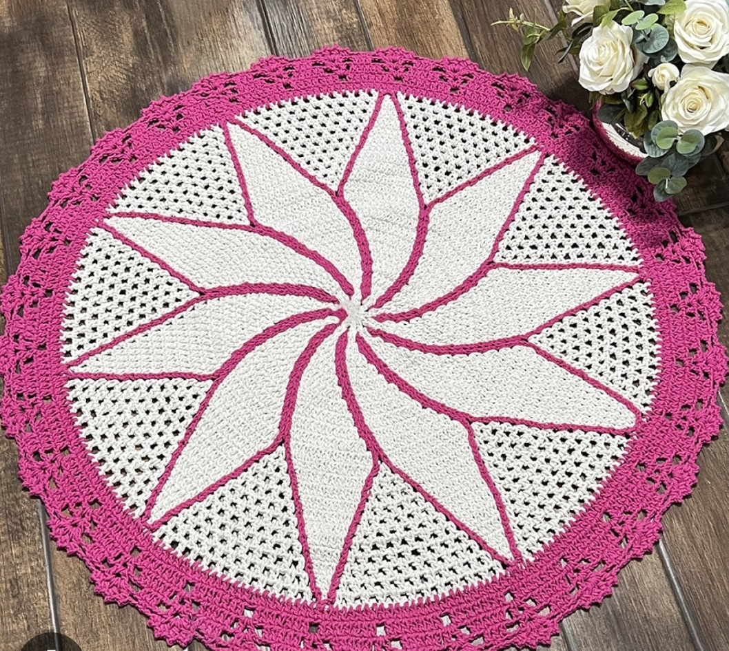 Tapete Croche 90 Cm  - Mariah locação
