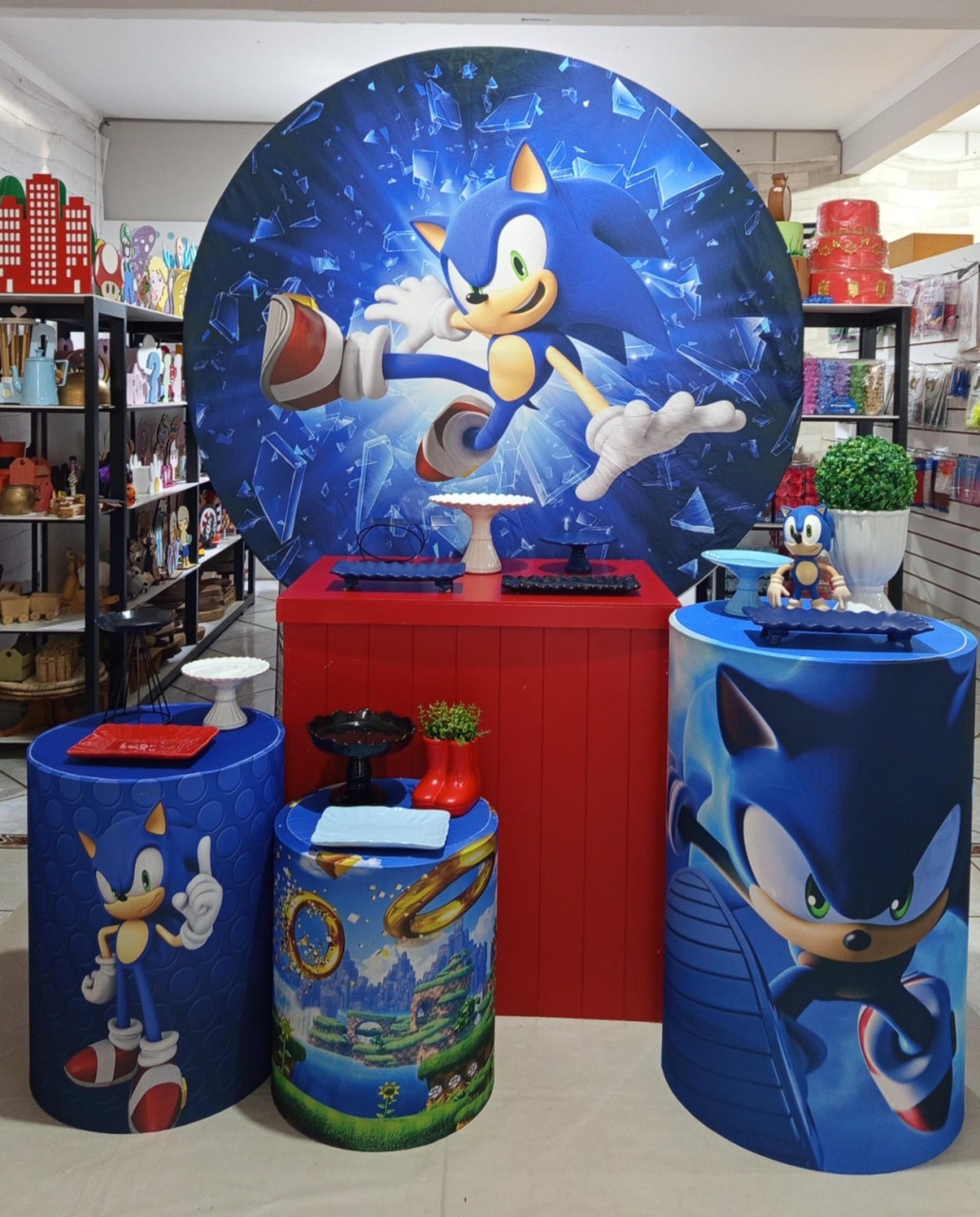 Kit Sonic Azul 4 - Mariah locação