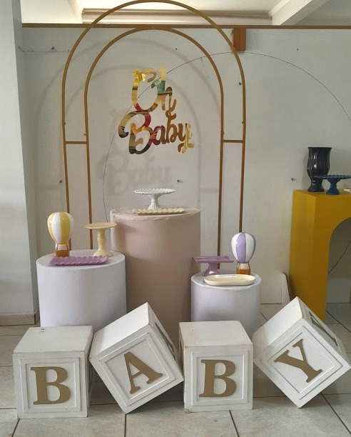 Cha de Bebe Romano Duplo de Ferro  - Mariah locação
