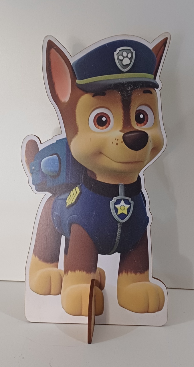 Display de Mesa Simples Chase Patrulha Canina - Mariah locação