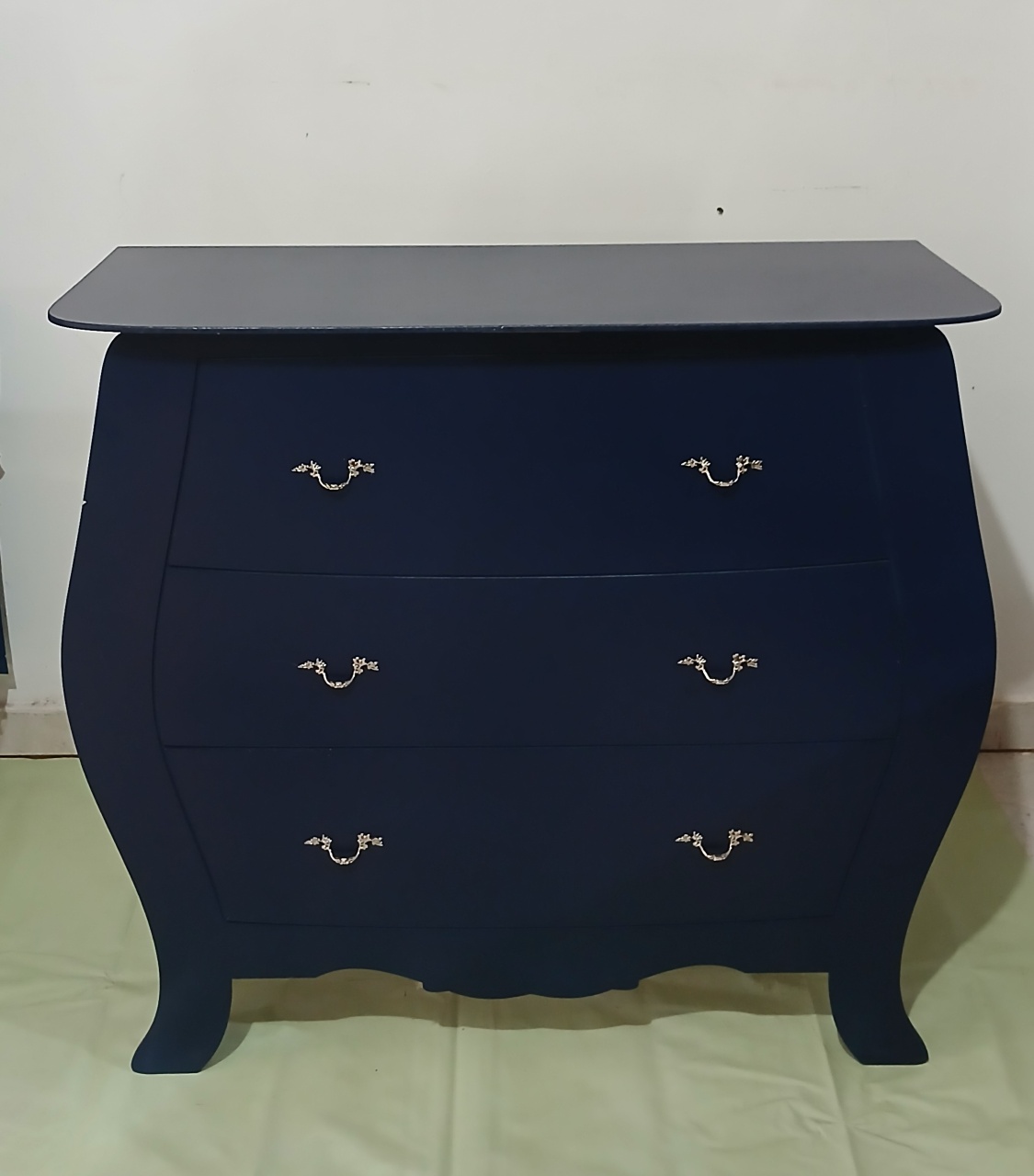 Mesa Cômoda Bombe Azul Marinho  - Mariah locação