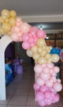 Arco de Baloes Descontruido Simples Cores Não Cromadas  - imagem 5