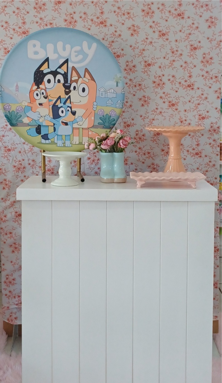 Mini Kit Com Mesa Bluey Menina - Mariah locação